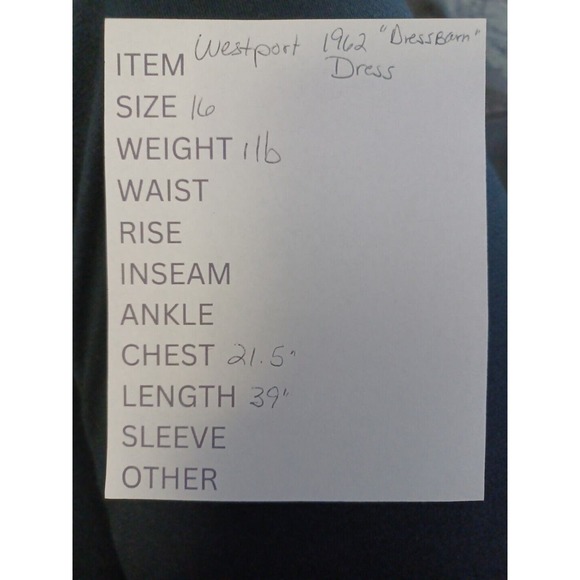 Westport 1962 Size 16 Boho Knit Shift Tie Neck Colorful Print Dress New - Picture 10 of 10